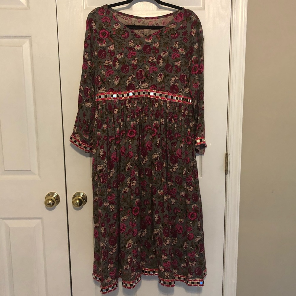 2 piece afghani dress